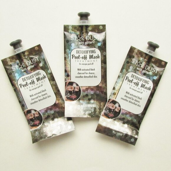 3 BioMaracle Star Dust Detoxifying Peel Off Masks - Picture 1 of 4